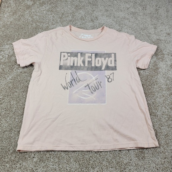 Lucky Brand Pink Floyd World Tour 87 Graphic Tee T-Shirt Medium - Picture 1 of 4